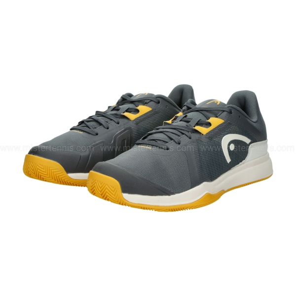 Head Sprint Team 3.5 Clay - Dark Grey/Yellow