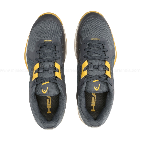 Head Sprint Team 3.5 Clay - Dark Grey/Yellow