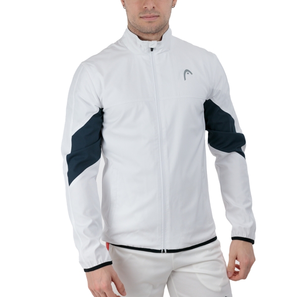 Men's Tennis Jackets Head Club 22 Jacket  White/Navy 811401WHNV