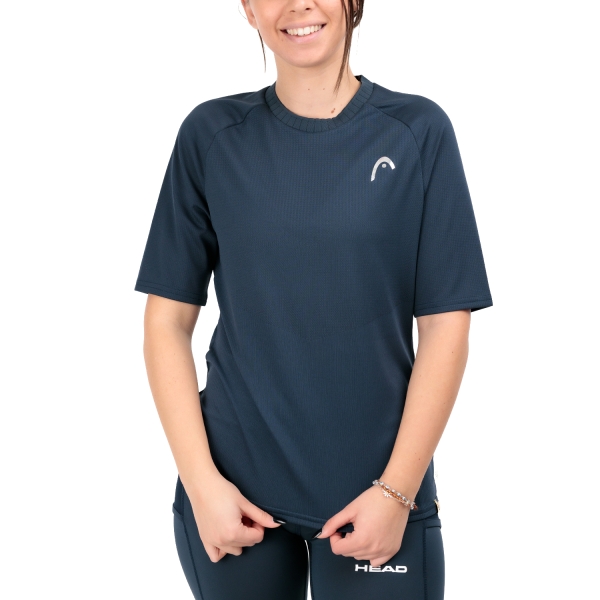 Camisetas y Polos de Tenis Mujer Head Performance Camiseta  Navy 814594NV