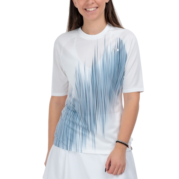 Camisetas y Polos de Tenis Mujer Head Performance Camiseta  Navy/Print Perf 814594NVXR