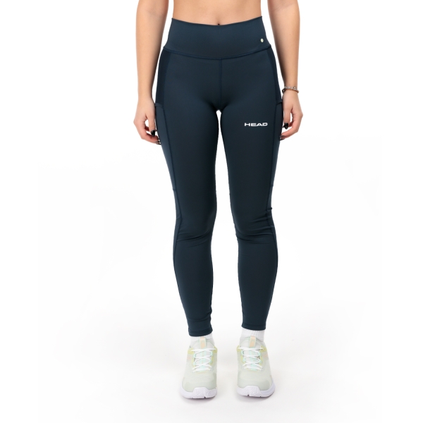 Women's Tennis Pants and Tights Head Tech Logo Tights  Navy 814634NV
