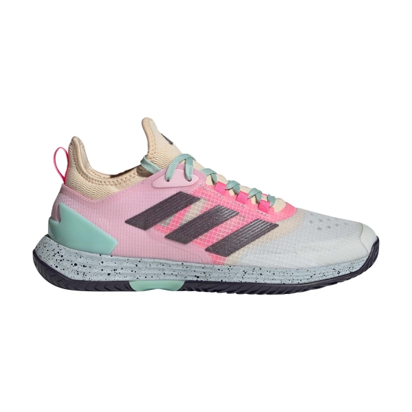 Men`s Tennis Shoes adidas adizero Ubersonic 4.1  Crystal White/Aurora Met/Semi Flash Aqua IF0445