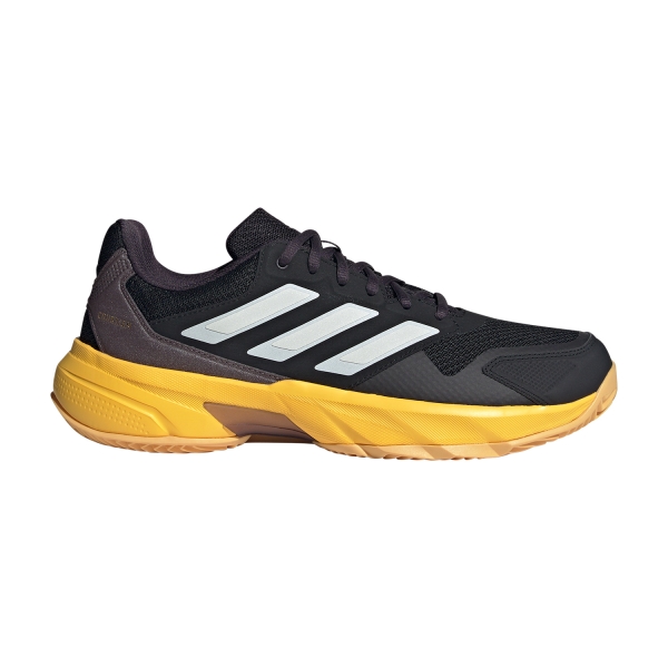 Men`s Tennis Shoes adidas CourtJam Control 3 Clay  Aurora Black/Zero Metalic/Spark IF0460