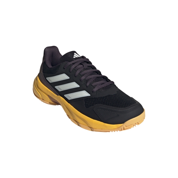 adidas CourtJam Control 3 Clay - Aurora Black/Zero Metalic/Spark