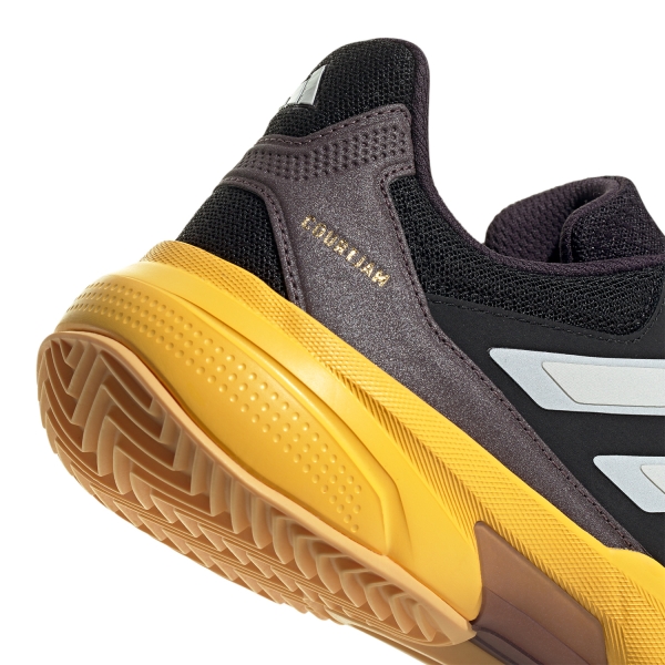 adidas CourtJam Control 3 Clay - Aurora Black/Zero Metalic/Spark