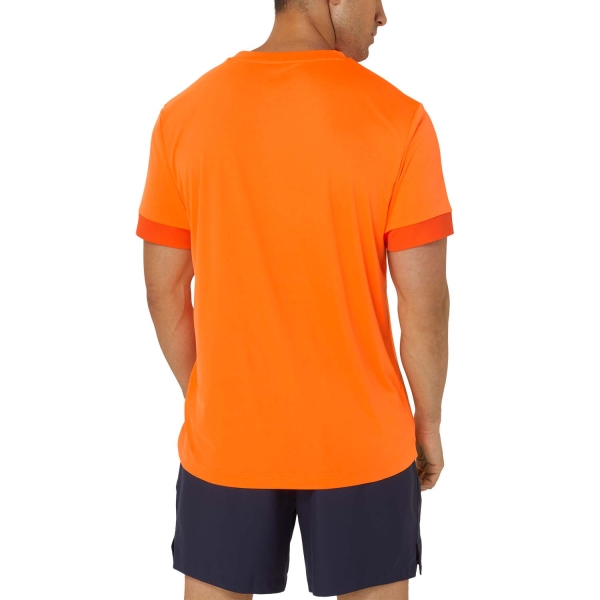 Asics Court T-Shirt - Shocking Orange/Koi