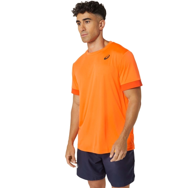 Asics Court T-Shirt - Shocking Orange/Koi