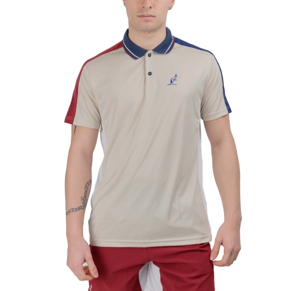 Polo Tennis Uomo Australian Legend Ace Polo  Sabbia TEUPO0027240