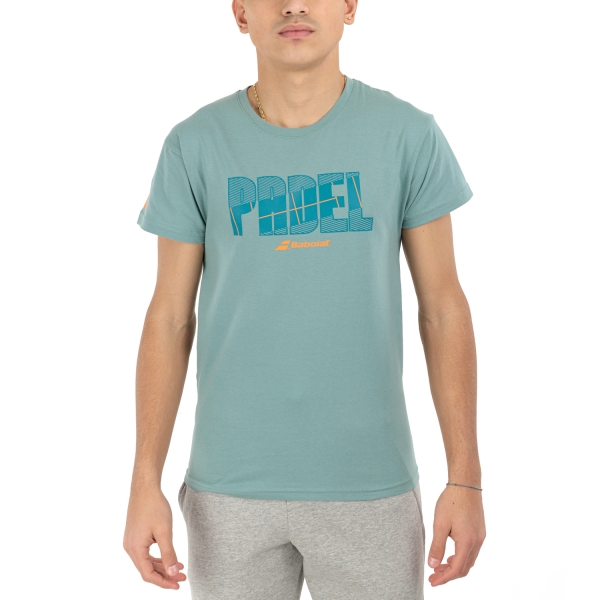 Maglietta Tennis Uomo Babolat Babolat Court Logo TShirt  Trellis  Trellis 6MS244418011