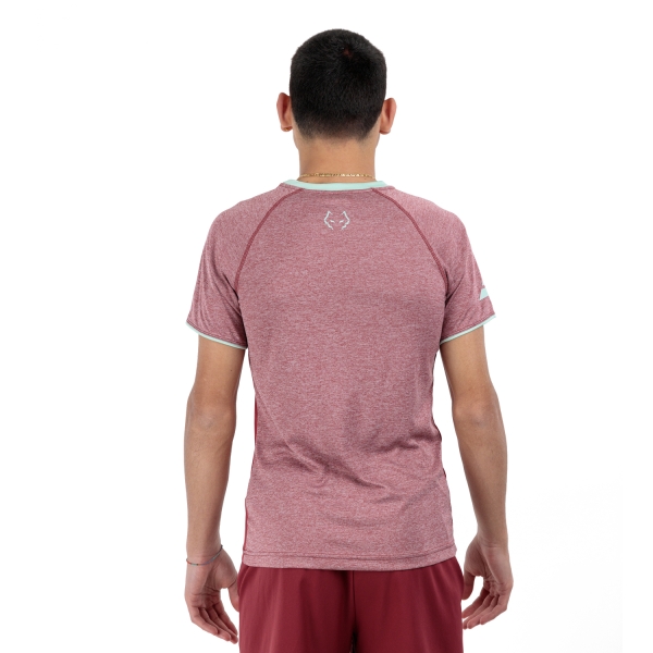 Babolat Juan Lebrón Crew T-Shirt - Red Dahlia