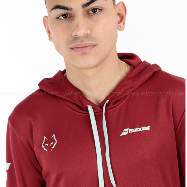 Babolat Juan Lebron Hoodie - Red Dahlia