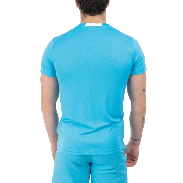 Babolat Play Crew Logo Camiseta - Cyan Blue