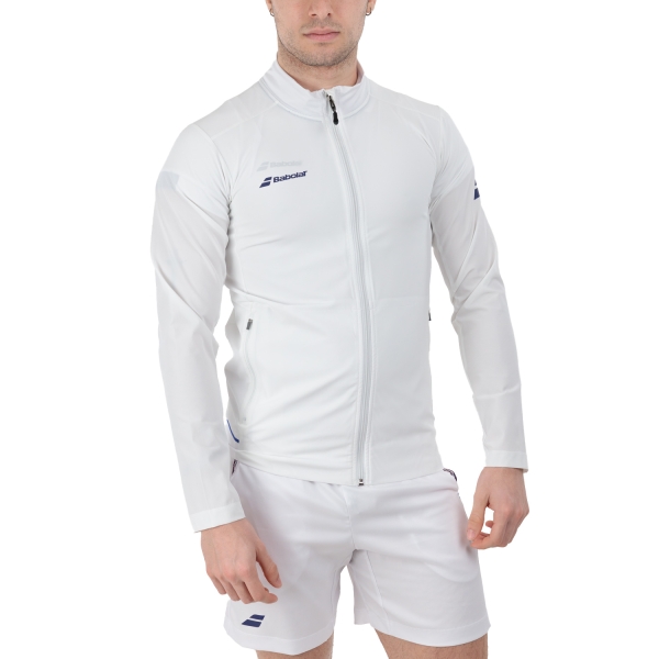 Men's Tennis Jackets Babolat Play Jacket  White 3MP21211000