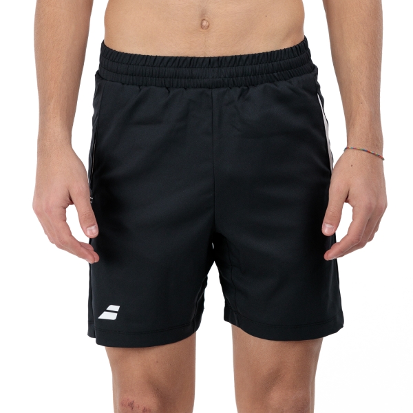 Men's Tennis Shorts Babolat Play Logo 6in Shorts  Black 3MP20612000