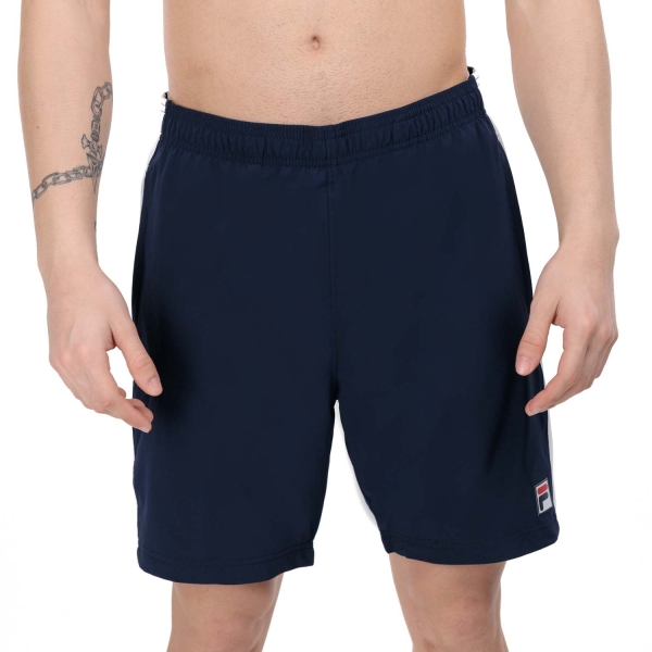 Pantalones Cortos Tenis Hombre Fila Jakob 7in Shorts  Navy/White FBM2415011501