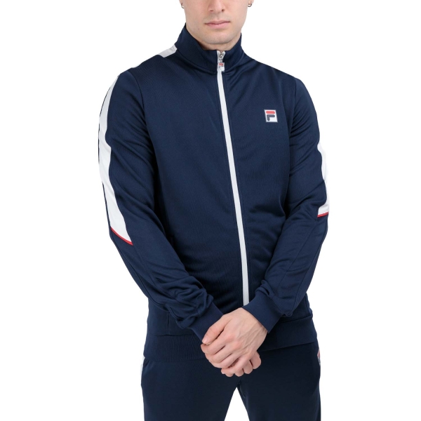 Men's Tennis Jackets Fila Manuel Jacket  Navy/White FBM2410011501