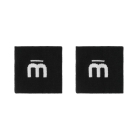 Mico Logo Muñequeras Cortas - Nero