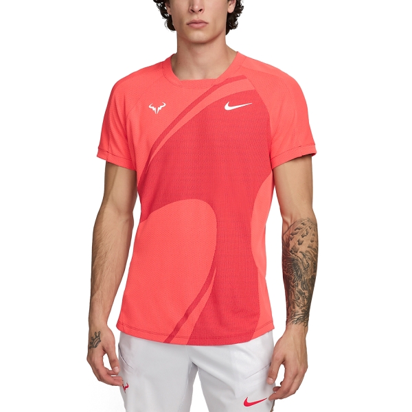 Men's Tennis Shirts Nike Rafa DriFIT ADV TShirt  Fire Red/White DV2877671