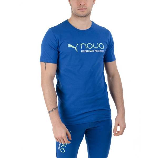 Men's Tennis Shirts Puma Individual TShirt  Cobalt Glaze 65924822