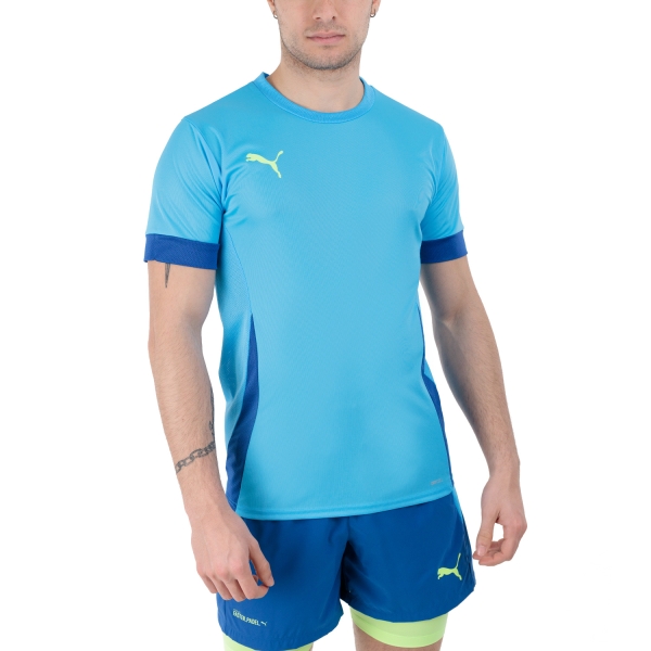 Men's Tennis Shirts Puma Individual TShirt  Luminous Blue 93917714
