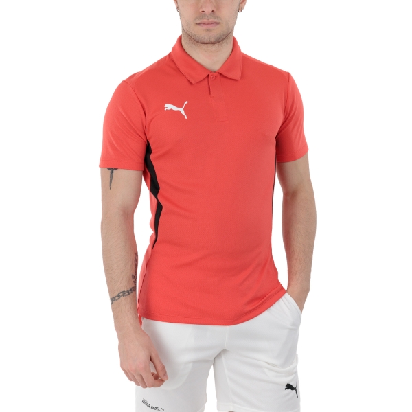 Men's Tennis Polo Puma Individual Polo  Active Red/Black 93917624