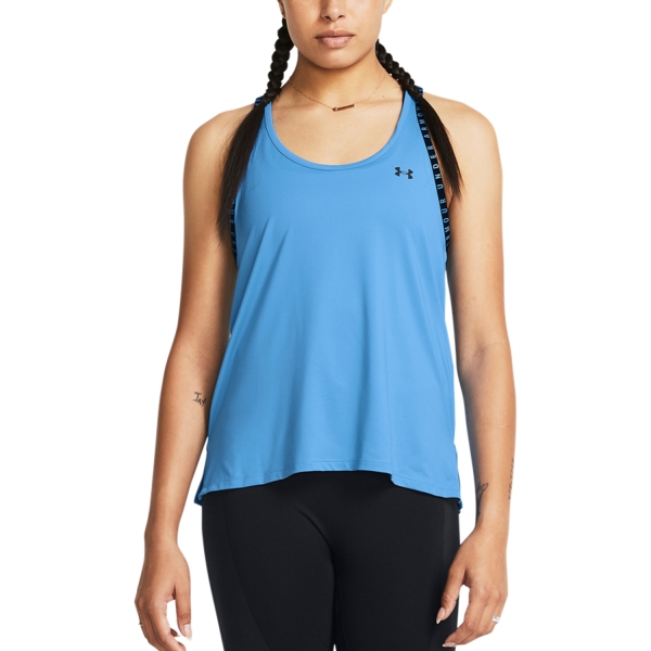 Top de Tenis Mujer Under Armour Knockout Top  Viral Blue/Black 13515960444