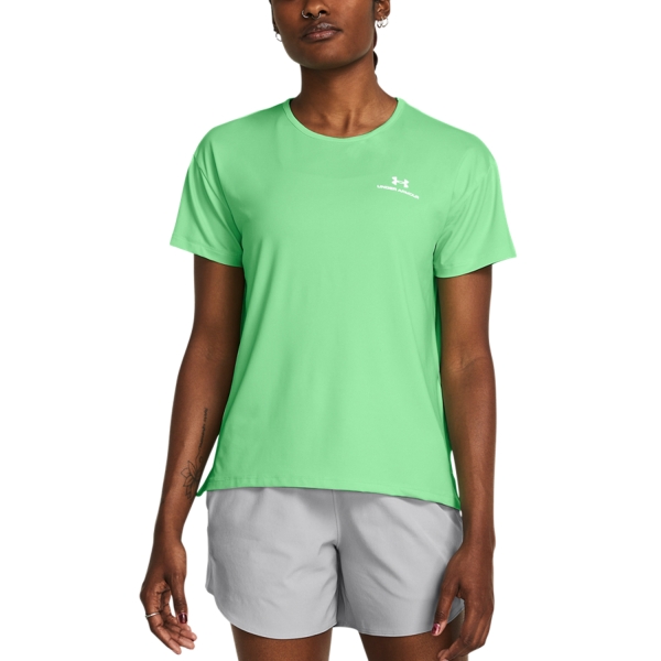 Camisetas y Polos de Tenis Mujer Under Armour Rush Energy 2.0 Camiseta  Matrix Green/White 13791410350