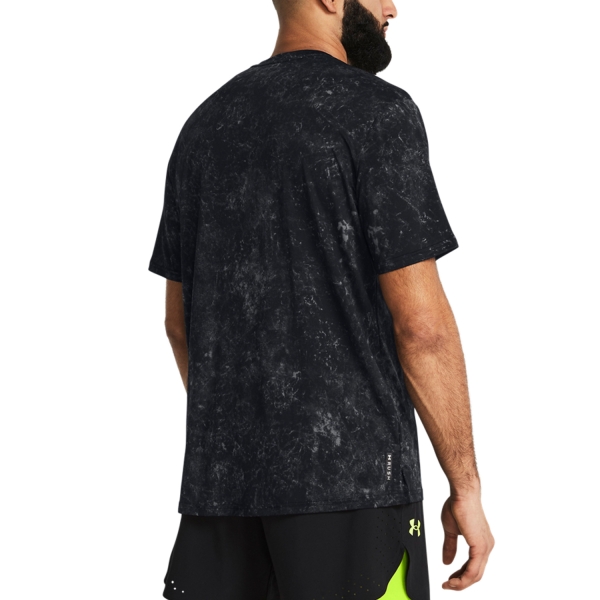 Under Armour Rush Energy Printed Maglietta - Black/Castelrock