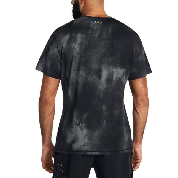 Under Armour Rush Vent Printed T-Shirt - Black