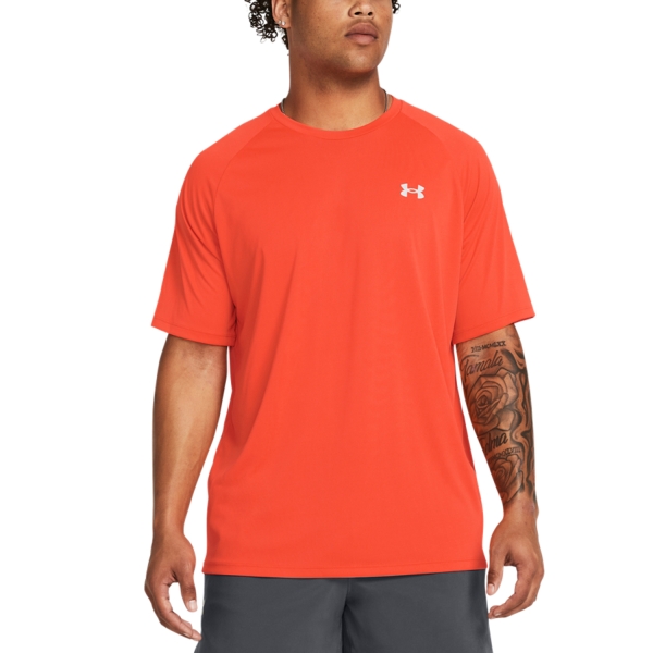 Camisetas de Tenis Hombre Under Armour Tech Reflective Camiseta  Phoenix Fire/Reflective 13770540296