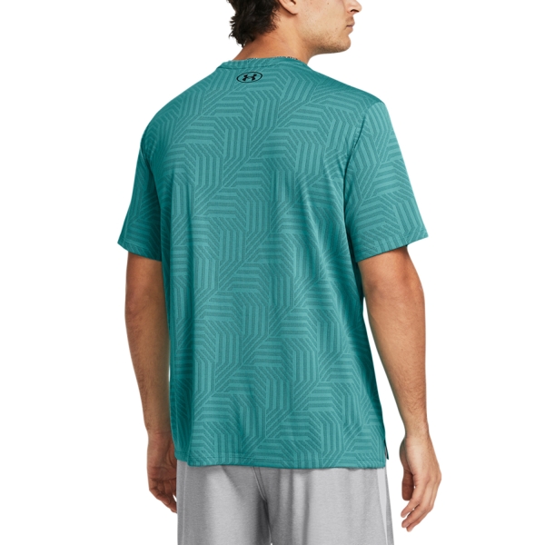 Under Armour Tech Vent Geotessa T-Shirt - Hydro Teal/Black