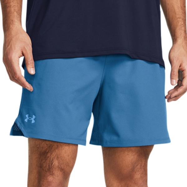 Pantalones Cortos Tenis Hombre Under Armour Vanish Woven 6in Shorts  Photon Blue/Viral Blue 13737180406