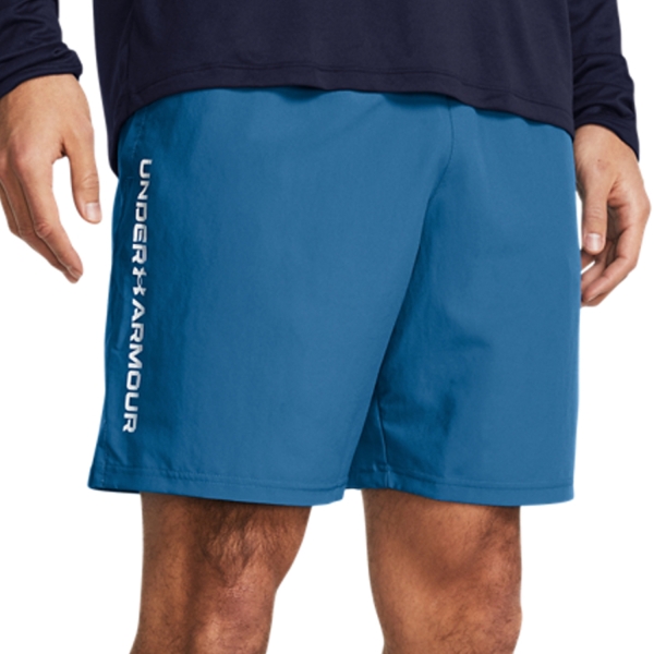Men's Tennis Shorts Under Armour Woven Split 9in Shorts  Photon Blue/White 13833560406