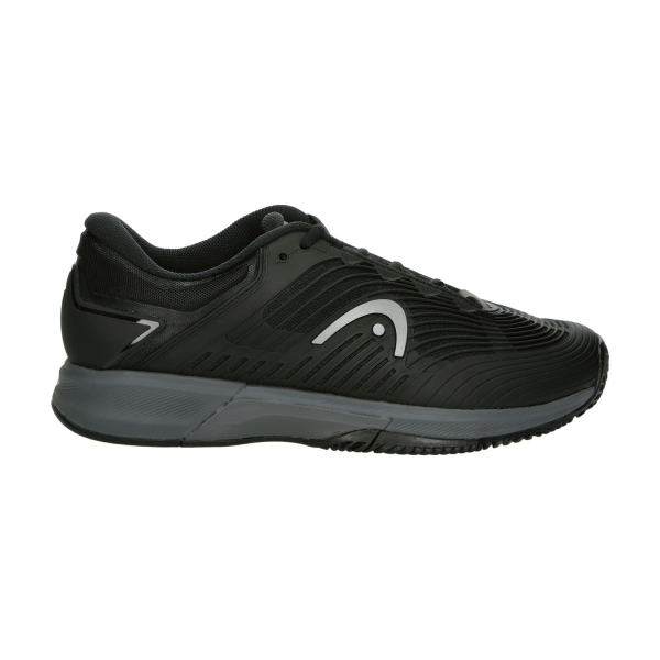 Men`s Tennis Shoes Head Revolt Pro 4.5 Clay  Black/Dark Grey 273214 BKDG
