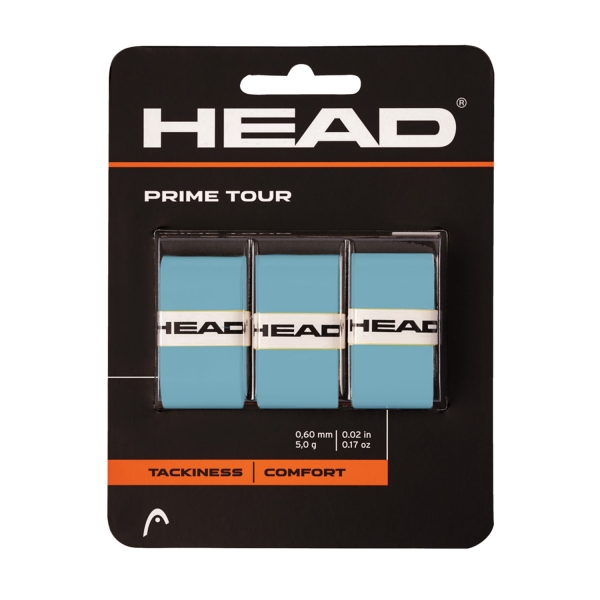 Sobregrip Head Prime Tour Overgrip x 3  Blue 285621 BL
