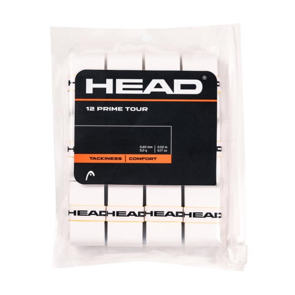 Overgrip Head Prime Tour Overgrip x 12  White 285631 WH