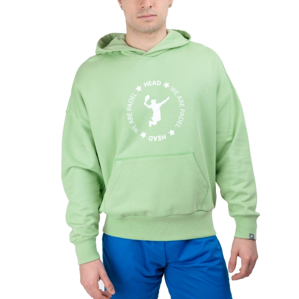 Men's Tennis Shirts and Hoodies Head We Are Padel Hoodie  Celery Green 811314CE