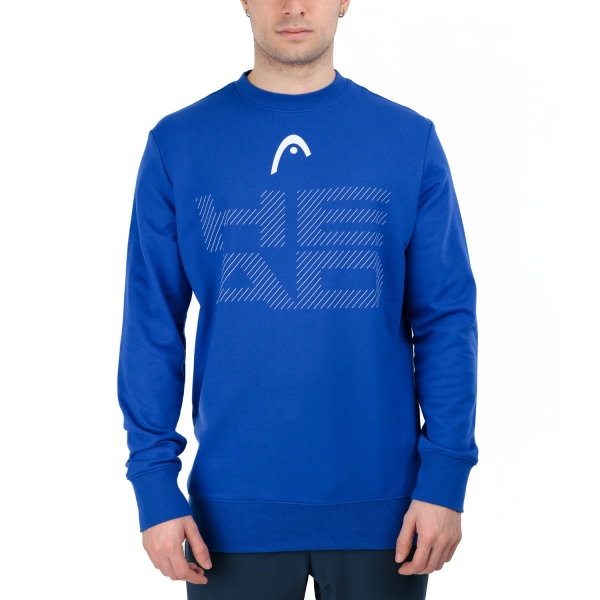 Men's Tennis Shirts and Hoodies Head Rally Logo Sweatshirt  Royal 811393RO