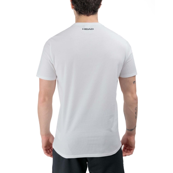 Head Racquet Camiseta - White/Red