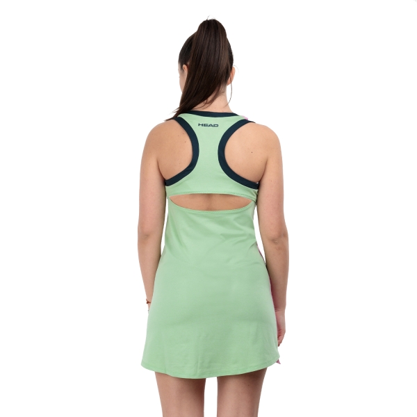 Head Play Tech Vestito - Cyclame/Celery Green