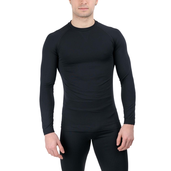 Men's Tennis Shirts and Hoodies Head Flex Seamless Shirt  Black 811913BK