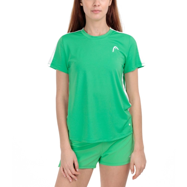 Camisetas y Polos de Tenis Mujer Head Tie Break Camiseta  Candy Green 814644CA