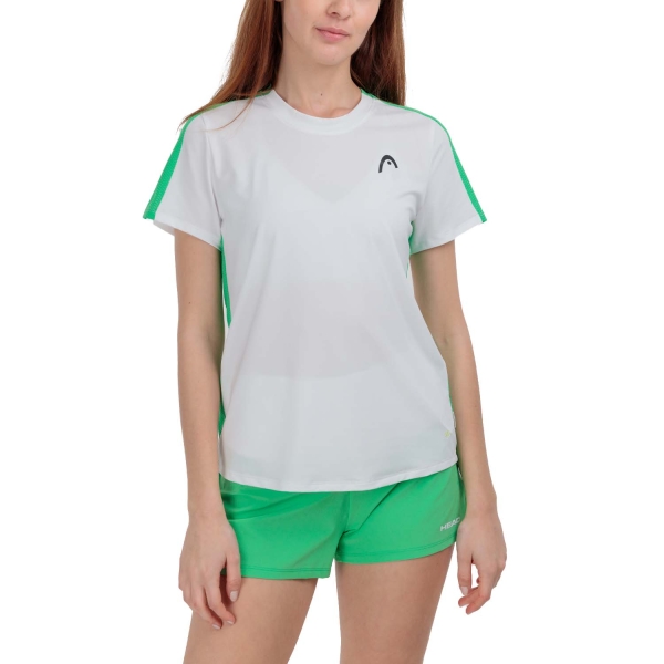 Camisetas y Polos de Tenis Mujer Head Tie Break Camiseta  White 814644WH