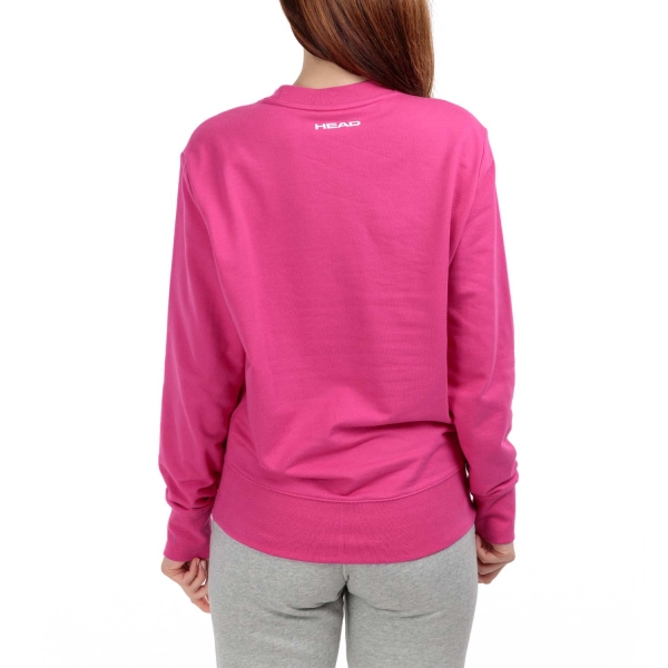 Head Rally Logo Sweatshirt - Vivid Pink