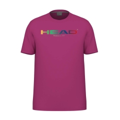 Head Rainbow T-Shirt Junior - Vivid Pink