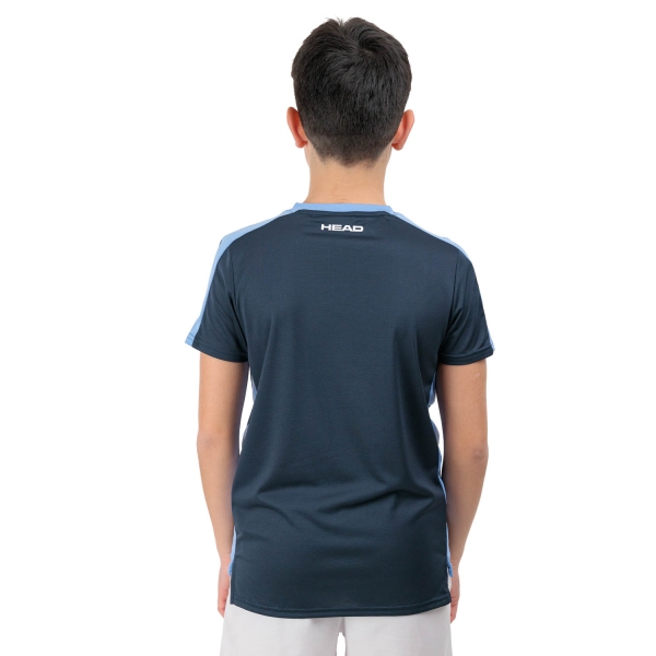 Head Slice Logo Maglietta Bambino - Navy