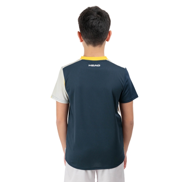 Head Topspin Pro T-Shirt Boy - Navy Print Vision