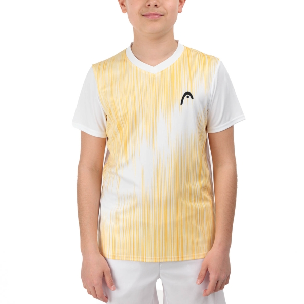 Polo y Camiseta de Tenis Niño Head Topspin Pro Camiseta Nino  Print Perf Banana 816144XPBN