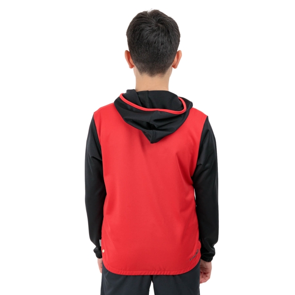 Head Topspin Hoodie Boy - Black/Print Vision